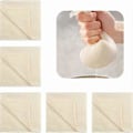 Miniatyrbillede 1 af 5: Ostelærred, 5 stk Bomuldsfilterdug til Bagning Smør Grøntsager Mælk og Nødder, Ubleget Mikrofiber Lærred Ostelærred (50 50cm)  (LGL)