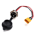 Miniatyrbillede 1 af 5: 2 stk. opladningsport til elektrisk scooter Kugoo G1 og Zero 10x LGL