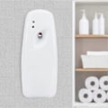 Miniatyrbillede 5 af 5: Aerosol Dispenser - Vægmonteret Automatisk Justerbar Luftfrisker Parfume Aerosol Spray Fixer til Boligindretning (LGL)