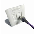 Miniatyrbilde 4 av 5: Verktøyfri RJ-45 Cat6/6A feltmonteringsplugg fra Pieces, Cat6A RJ45 skjermet for installasjonskabel 23-26AWG (LGL)