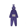 Miniatyrbild 1 av 4: Unisex Teletubbies Kostymer Disi Onesies Lala Cosplay Pyjamas Vuxen Pyjamas Djur Sovkläder Jumpsuit LGL M Purple