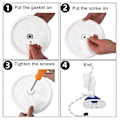 Miniatyrbilde 4 av 5: Pakke Basseng Erstatning Basseng Hjul Skruer 180 280 C55 Med S, C55 C-55 Erstatning S LGL