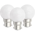Miniatyrbillede 1 af 5: 6 stk. B22 LED-pære 3W Golfkuglepærer B22 Bajonet Lille Globuslyspære Glødelampe Dæmpbar LGL