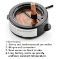 Miniatyrbillede 2 af 5: Smelteovn til seglvoks, voksforsegling varm voks, voks smelteovn P20250110583 LGL