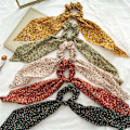 Miniatyrbilde 2 av 5: 5 stk. blomstrete hårbånd med sløyfe for kvinner og jenter, sløyfe til hår, hårbånd med sløyfe, chiffon blomstrete scrunchies (LGL)