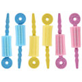 Miniatyrbild 3 av 5: 6 st Hårvårds Foam Rollers Svamp Mjuka Hårrullar Hårstyling Hårrulle DIY Verktyg för W (LGL)