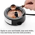 Miniatyrbillede 4 af 5: Smelteovn til seglvoks, voksforsegling varm voks, voks smelteovn P20250110583 LGL