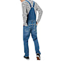Miniatyrbillede 3 af 4: Herre Jeans Bukser Denim Kedeldragt Overalls Smækbukser Arbejdsbukser LGL Dark Blue 3XL