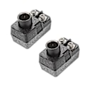 Miniatyrbilde 3 av 4: 2 stk. Hurtig Påskyv Ohm Matching Balun 75-300 Ohm TV Signal Adapter (LGL)