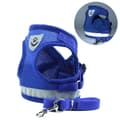 Hundsele, No-Pull Step-in Air Soft Mesh Justerbar Reflex Utomhus Husdjursväst Sele (S) (LGL) blue