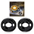 Miniatyrbilde 5 av 5: 3-pakning erstatningsvisp for melkeskummer til KCafe Latte og Cappuccino-maskiner LGL Black