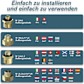 Miniatyrbild 2 av 4: Gaspatronadapter Gasflaskadapter för påfyllning av tyska gasflaskor i EU Utomlands Adapter Gaspatron Tillverkad av mässing Gaspatron Adap LGL
