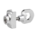Miniatyrbilde 1 av 2: Sykkelkjede Tugs Justerer Strammer Aluminiumlegering BMX Fixie Feste [GGL] Silver
