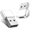 Miniatyrbillede 1 af 5: Usb til Usb C-adapter 2-pak, type C hun-Usb A han-konverteroplader til Apple Watch Series 7 8, iphone 11 12 13 14 15 Pro Max