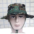 Pikkukuva 1 / 5: Maastokuvioitu taktinen airsoft-sniper boonie -hattu metsästyshattu kalastus ulkoilu leveälierinen lippis unisex ulkoilu vaelluslippis LGL JD 60CM