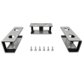 Miniatyrbillede 1 af 5: Under Bord Laptop Holder Notebook Opbevaring Beslag Stativ Mount Desktop Organizer Til Hjemmekontor Opbevaringsholder Sølv
