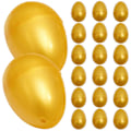 Miniatyrbilde 2 av 5: 24 stk. Tomme Gylne Egg Barneleke Innpakningsegg Egg LGL