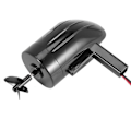 Miniatyrbillede 1 af 5: 1 par Flytec 2011-5 fiske RC bådmotor til opgraderet 2011-5 agnbåd, venstre side og højre side LGL black