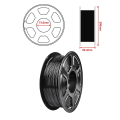Miniatyrbilde 4 av 5: 3D-printerfilament, PETG-filament, 1,75 mm filament for 3D-printer, 1 kg spole PETG rød