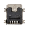 Pikkukuva 5 / 5: 2x Korvaava Mini Usb Type B Naaras 5 Pin Pcb Piirilevy Asennus Jack Laturi Liitin 10 Kpl (LGL)