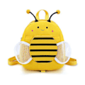 Miniatyrbild 2 av 4: Pojkar Flickor Bi-formad Ryggsäck Tecknad Barnryggsäck med Säker Anti-förlorad Koppellina Dragkedja Design Förskolematerial LGL Yellow