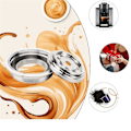 Miniatyrbild 5 av 5: Kaffekapseladapter för Vertuo-maskiner, Kaffepodsadapter i rostfritt stål för Vertuo /Vertuo Ne LGL Silver