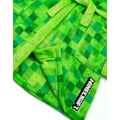 Miniatyrbild 4 av 5: Minecraft Unisex Barnbadrock Grön Pixel Creeper Nyhetstryck LGL Green 9-10 Years