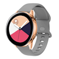 Miniatyrbilde 3 av 5: 20mm Universal Silikon Klokkereim Erstatning for Samsung Galaxy Watch Active/Active2 40mm/Watch 42mm/Huami Amazfit GTR (42mm)/Garmin LGL Grey