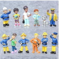 Miniatyrbild 1 av 5: Brandman Sam Actionfigur, Söta Seriefigurer[GL]