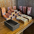 Miniatyrbild 2 av 4: 2 st (2-1kg) Grafitgjutformar för Smältning Gjutning Raffinering Metall Koppar Guld Silver Aluminium B LGL