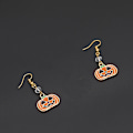 Miniatyrbilde 3 av 4: Halloween-øredobber med gresskar (LGL) Gul Gul