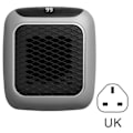 Miniatyrbild 2 av 5: Väggmonterade element med fjärrkontroll 800W PTC-keramiska elektriska element Låg konsumtion Rumsvärmare för hemmet LGL Grey UK plug
