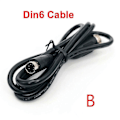 Miniatyrbillede 2 af 2: 1 stk. Din6-usb Kabeladapter egnet til Thrustmaster Th8a Tilslutning Passer Tssh Tssh+/ LGL DIN6 1pcs