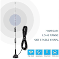 Miniatyrbillede 3 af 4: Ham Radio Politi Scanner Antenne Amatør Radio Mobil Radio Scanner Antenne Magnetisk Base Bnc Han Antenne Kompatibel LGL