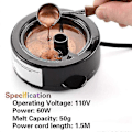 Miniatyrbillede 5 af 5: Smelteovn til seglvoks, voksforsegling varm voks, voks smelteovn P20250110583 LGL