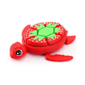 Miniatyrbilde 1 av 5: Jordbærskilpadde Frukt Skilpadde Klikker, 3D-printet Fidget Leker for Voksne, Havskilpadde Klikkere Fidget LGL