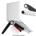 Miniatyrbillede 3 af 5: Bærbar Foldbar Laptop Notebook Tablet Holder Stand Monterings Skærm Riser Beslag (LGL)