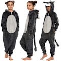 Miniatyrbillede 4 af 5: Børne Fleece A2Z Onesie Heldragt Æsel Kostume Julegave Drenge Piger LGL Donkey 11-12 Years