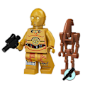 Miniatyrbild 2 av 5: 8 st Star Wars Minifigurer Byggklossar Leksakssats 1.77 tum Stridsdroider Klontrupper Actionfigurer Samlarobjekt Byggset för Pojkar Barn