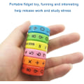 Miniatyrbilde 3 av 5: 2 stk. Magnetiske Matte Leker Telling Abacus Tall Symboler Læringsverktøy Byggeklosser Spill for Barn, Tilfeldig Farge (LGL)