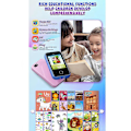 Miniatyrbild 3 av 5: Smarttelefonleksaker för barn, presenter till flickor och pojkar 3-8 år, Lärleksak för småbarn jy LGL B-Pink Castle Unicorn