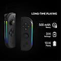Miniatyrbilde 5 av 5: Ny Gamepad for Switch JOYCON Joystick Ett-knapps Vekking Bluetooth NS Somatosensorisk Vibrasjon Belysning LGL Black
