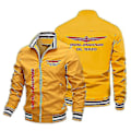 Miniatyrbillede 2 af 3: Herrejakker Vindjakker Herre 2021 Ny Honda Gold Wing Printede Jakker Herre Dame Vindjakker Mode Udendørs Motorcykel Bas LGL 4XL Navy Blue