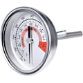 Miniatyrbilde 3 av 4: Ovnstermometer i rustfritt stål, grilltermometer, røykovnstermometer 75 til 300 og 150 til 600 (Type B 300C) (LGL)