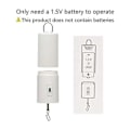Miniatyrbild 3 av 5: Vindsnurremotor Batteridriven för Hängande Visning Trädgård Vit Vindsnurror Utomhusskulpturer LGL White