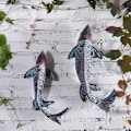 Miniatyrbillede 3 af 4: Keramiske Koisæt Have Havekarper Harpiks Dekoration Dekorer Haven (LGL) A