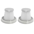 Miniatyrbillede 1 af 5: 2 stk. Hepa-filter kompatibelt med Mijia Handy støvsuger til hjemmet, bilen, mini trådløs vaskbart filter reservedele A -cdsx LGL As Shown