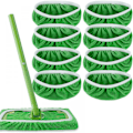 Miniatyrbild 1 av 5: Swiffer Sweeper Mopp Ersättningsdynor, Dukar för Swiffer Golvmopp, Återanvändbart Överdrag (LGL) 8 st