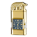 Miniatyrbilde 1 av 5: Personlig preget lighter med klokke Lett bærbar lighter Gave til jubileum LGL Golden Crocodile