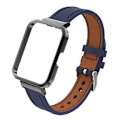 Miniatyrbillede 2 af 5: Læder Urrem til Xiaomi Mi Watch Lite / Redmi Watch til Xiaomi Mi Watch Lite / Redmi Watch LGL Dark Blue